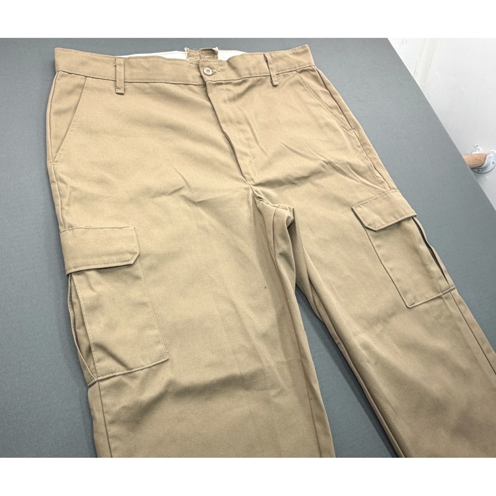 Red Kap PT88 Workwear Cargo Pants Khaki Tan Durable Twill Men's 40